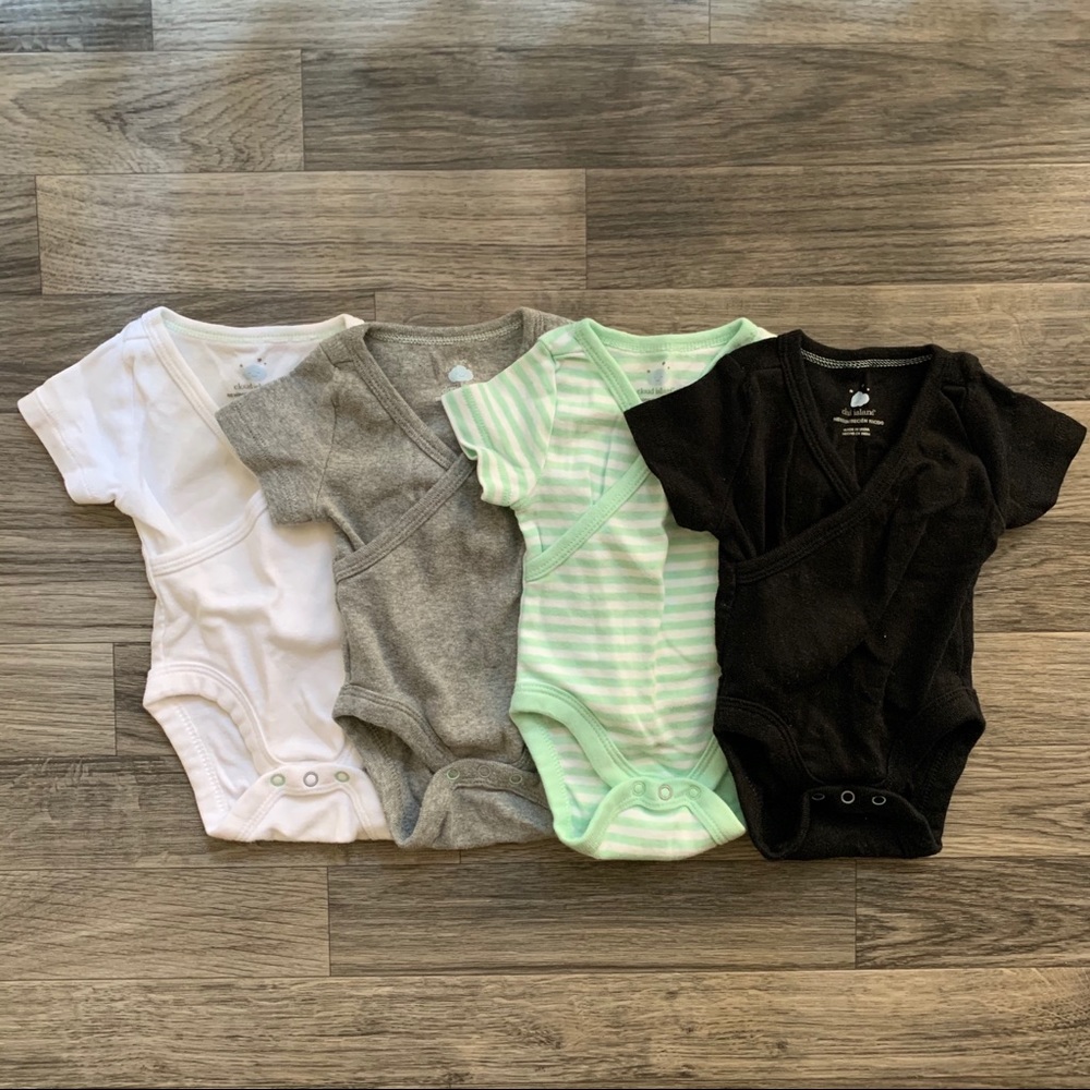 Cloud Island Newborn Onesie Bundle